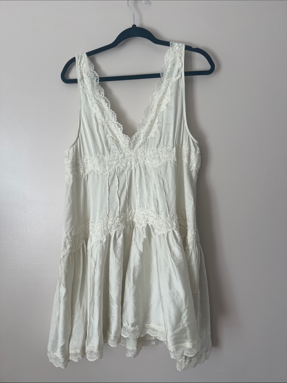 Free People In This Groove Mini Slip Dress - Picture 2 of 8
